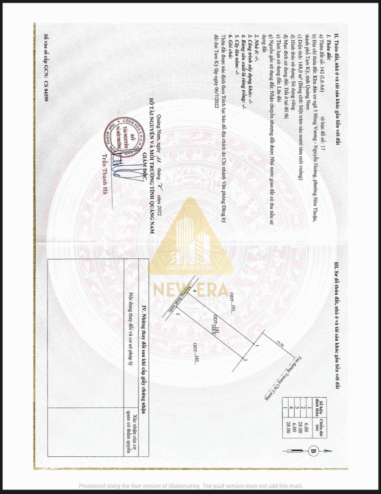 2 lô đất liền kề 336m2 Trương Chí Cương (Bàn Thạch) – hướng Đông Bắc