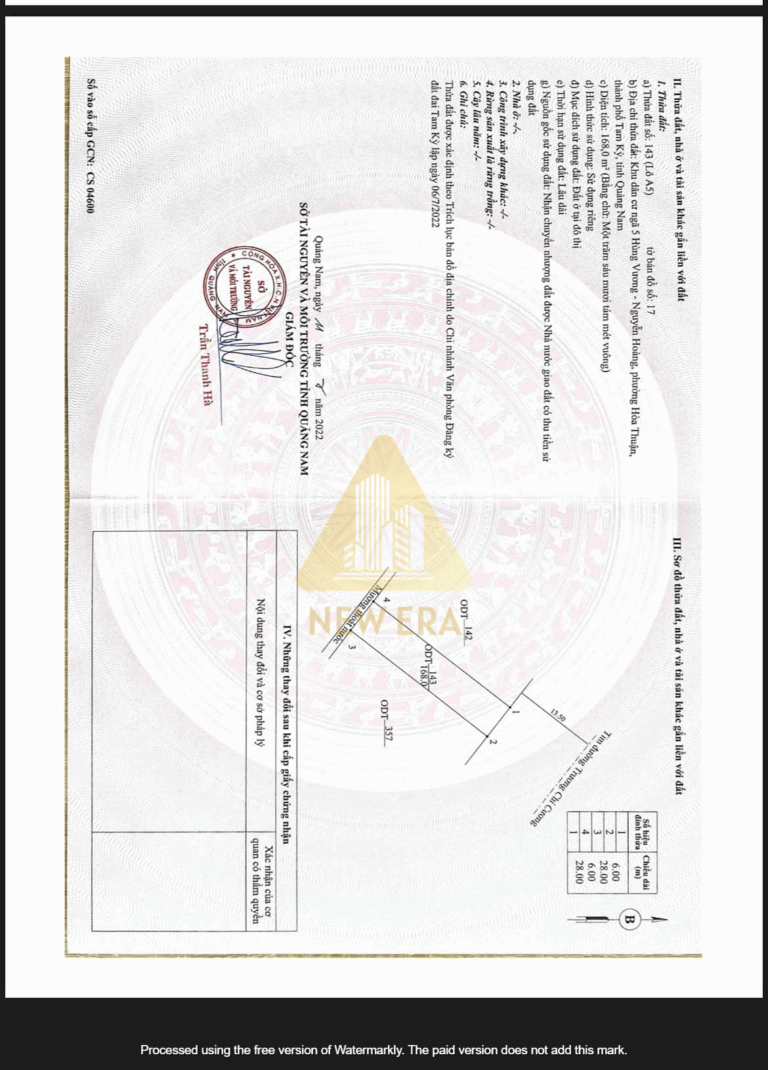 2 lô đất liền kề 336m2 Trương Chí Cương (Bàn Thạch) – hướng Đông Bắc