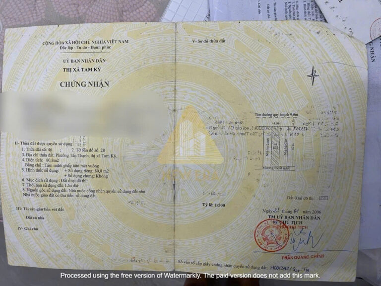 Bán nhà 3 tầng Đinh Liệt (Bàn Thạch) – 80,8m2 – 4PN, 2WC giá chỉ 2,7 tỷ